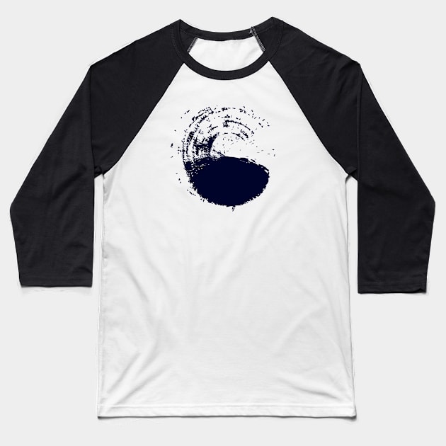 ocean waves Baseball T-Shirt by zaiynabhw